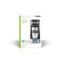 Nedis KACM300FBK - Drip coffee maker - 0.42 L - Ground coffee - 700 W - Black - Silver