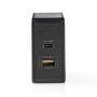 Nedis WCPD45W100BK - Indoor - USB - Black