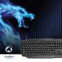 Nedis Wired Gaming Keyboard / USB 2.0 / Folientasten / LED / US international / US-Layout / Stromversorgung über USB / Netzkabellänge: 1.50 m / Gaming