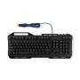 Nedis Wired Gaming Keyboard / USB 2.0 / Folientasten / LED / US international / US-Layout / Stromversorgung über USB / Netzkabellänge: 1.50 m / Gaming