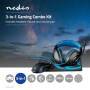 Nedis Gaming Combo Kit / 3 in 1 / Headset, Maus und Mauspad / Blau / Schwarz