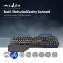 Nedis Wired Gaming Keyboard| USB| Mechanische Tasten| RGB| US International|