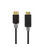 Nedis Displayport-Kabel / DisplayPort Stecker / HDMI™ Stecker / 4K@30Hz / Vergoldet / 3.00 m / Rund / PVC / Anthrazit / Box