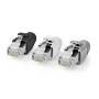 Nedis RJ45-Stecker| RJ45 Pass Through| Festes/verseiltes FTP CAT7| Gerade| Vergoldet|