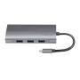 LogiLink Dockingstation USB 3.2 Gen1,USB-C, 10-Port,PD,silb. (UA0383)