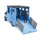 Bruder, Mercedes-Benz Sprinter Tiertransporter, L 45,5 cm, hellblau, 02674