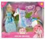 ToyToyToy Spielpuppe Prinzessin & Einhorn 29cm 8209