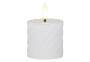 STAR TRADING LED-Echtwachs-Kerze "Flamme Swirl Votive" 2er Set