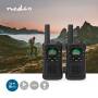 Nedis WALKIE TALKIE    SET   2 HÖRER (WLTK0610BK        SW)