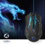 Nedis Gaming Mouse / Verdrahtet / 1200 / 1800 / 2400 / 3600 dpi / Einstellbar DPI / Anzahl Knöpfe: 6 / Programmierbare Tasten / Rechtshändig / 1.50 m / LED