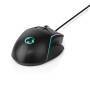 Nedis Gaming Mouse / Verdrahtet / 800 / 1200 / 2400 / 3200 / 4800 / 7200 dpi / Einstellbar DPI / Anzahl Knöpfe: 6 / Rechtshändig / 1.50 m / LED