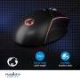 Nedis Gaming Mouse / Verdrahtet / 800 / 1200 / 2400 / 3200 / 4800 / 7200 dpi / Einstellbar DPI / Anzahl Knöpfe: 6 / Rechtshändig / 1.50 m / LED