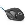 Nedis Gaming Mouse / Verdrahtet / 1200 / 2400 / 4800 / 7200 dpi / Einstellbar DPI / Anzahl Knöpfe: 6 / Programmierbare Tasten / Rechtshändig / 1.50 m / Ohne Beleuchtung