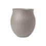 Villeroy & Boch Manufacture Collier taupe Vase Perle groß