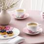 Multipack Villeroy & Boch Rose Garden Kaffeeobertasse - 6 Stück