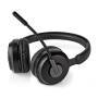 Nedis PC-Headset / Auf Ohr / Stereo / Bluetooth / Klappbarer Mikrofon / Schwarz