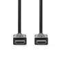 Nedis High Speed ​​HDMI ™ Kabel mit Ethernet / HDMI™ Stecker / HDMI™ Stecker / 4K@30Hz / ARC / 10.2 Gbps / 10.0 m / Rund / PVC / Schwarz / Label