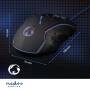 Nedis Gaming Mouse / Verdrahtet / 1200 / 1800 / 2400 / 3600 dpi / Einstellbar DPI / Anzahl Knöpfe: 6 / Programmierbare Tasten / Rechtshändig / 1.50 m / LED