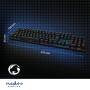 Nedis Wired Gaming Keyboard / USB Type-A / Mechanische Tasten / LED / AZERTY / FR-Layout / Stromversorgung über USB / Netzkabellänge: 1.50 m / Gaming