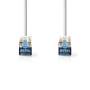 Nedis CAT6a-Netzwerkkabel / S/FTP / RJ45 Stecker / RJ45 Stecker / 1.00 m / Snagless / Rund / LSZH / Weiss / Label