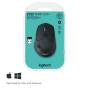 Logitech M720 Triathlon Mouse - Right-hand - Optical - RF Wireless + Bluetooth - 1000 DPI - Black - White