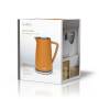 Nedis Wasserkocher / 1.7 l / Soft-Touch / Orange / Um 360 Grad drehbar / Verdecktes Heizelement / Strix® Controller / Boil-dry protection