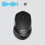 Logitech M330 Silent Plus - Right-hand - Mechanical - RF Wireless - 1000 DPI - Black