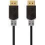 Nedis CCBW37000AT20 - 2 m - DisplayPort - DisplayPort - Male - Male - Gold