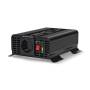 Nedis Power Inverter reine Sinus-Wellen / Eingangsspannung: 12 V DC / Geräteausgangsanschluss: Type F (CEE 7/3) / USB-A / USB-C™ / 230 V AC 50 Hz / 300 W / Spitzenleistung: 600 W / Schraubklemme / Reine Sinuswelle / Düse / Schwarz