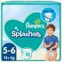 Pampers Splashers Größe 5-6, 10 Einweg-Schwimmwindeln, 14+ kg, Für Sicheren Schutz Im Wasser 