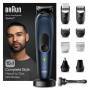 Braun All-In-One Bartpflege Bodygroomer Set, 10-in-1 Barttrimmer, Trimmer/Haarschneider Herren, Haarschneidemaschine, wasserdicht, 100 Min. kabellose Laufzeit, Geschenk Mann, MGK7421 