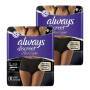 Multipack 4x 8 Stück Always Discreet Boutique Schwarze Höschen Gr. L