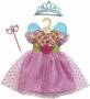 Heless Puppenkleid ''Prinzessin Lillifee'' mit Glitzerkrone und Augenmaske, 3-teilig, Gr. 28-35 cm