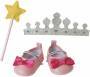 Heless Puppen-Accessoires-Set ''Prinzessin Lillifee'', 3-teilig : Ballerinas, Glitzerkrone und Zaube