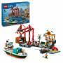 LEGO® City 60422 Hafen mit Frachtschiff