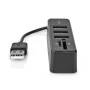 Nedis USB-HUB 1X USB-A  3X USB A (CCGB60250BK01)