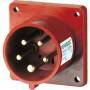 Mennekes 853 - Straight - 400 V - Red - IP44 - 1 pc(s)