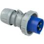 PC Electric CEE-Stecker"SHARK TT" mit schraubloser Anschlusstechnik 230V 16A| 3-polig 6h|