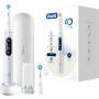 Oral-B iO 6 iO6 Elektrische Zahnbürste/Electric Toothbrush, Magnet-Technologie, 2 Aufsteckbürsten, 5 Putzmodi für Zahnpflege, Display & Reiseetui, Designed by Braun, white