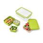 EMSA CLIP & GO XL - Lunch container - Adult - Green,Transparent - Monotone - Rectangular - Germany