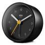 Braun BC12 - Quartz alarm clock - Round - Black - Analog - Yellow - Battery