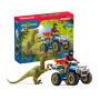 Schleich Prehistoric Animals Quad escape from Velociraptor - Boy/Girl - 4 yr(s) - Plastic - Multicolour