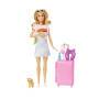 Mattel HJY18 Refreshed Travel Barbie