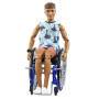 Mattel HJT59 Barbie Ken Fashionistas + Wheelchair