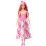 Mattel Barbie Royal-Puppe mit Haaren in Pink und Blond, Rock mit Schmetterlingsmuster und Zubehör