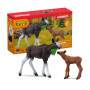 schleich® WILD LIFE 42629 Elchkuh mit Kalb