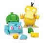 Mattel MEGA Pokémon POKÉ BALL COLL. (COLL. OF 3) - BULBASAUR AND PSYDUCK (OS)