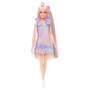 Mattel Barbie Fun & Fancy Puppe mit Accessoires, Modepuppe mit extra langem blondem Haar und 2 Looks