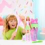 Mattel Barbie Pop Reveal Shakes-Serie, Set aus Puppe & Accessoires, duftende helle Häschen-Modepuppe