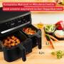 Tefal Heißluftfritteuse EY901N Dual Easy Fry Essential schwarz